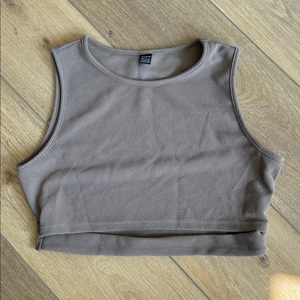 SHEIN Women's Taupe Two Piece Set